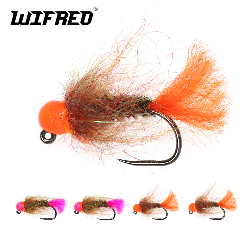 Wifreo 12pcs Tungsten Beadhead - Fishing Hook Barbless reseña y precio