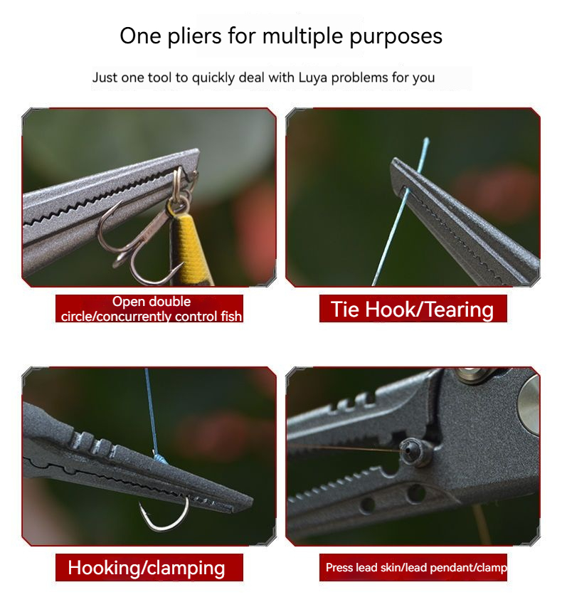 High-Precision Luya Pliers Mul - Fishing Hook Remover reseña y precio