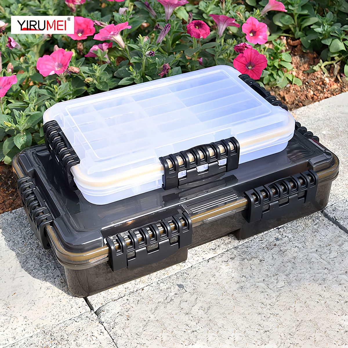 Waterproof Fishing Tackle Box  - Fishing Hook Size reseña y precio