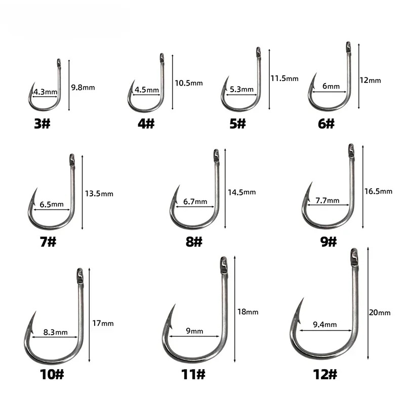 50-1600Pcs/BoxFishing Hooks Ca - Fishing Hook Assortment reseña y precio