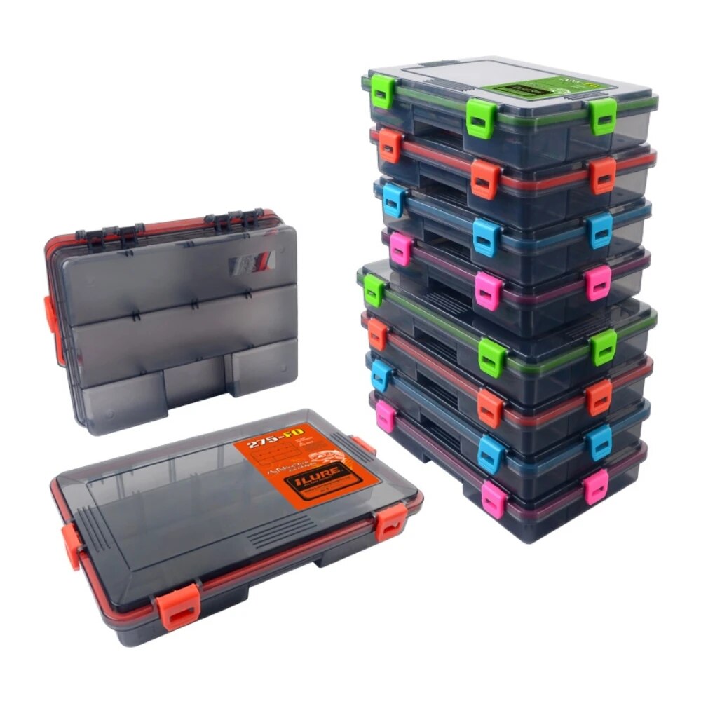 Fishing Tackle Box Large Capac - Fishing Hook Size reseña y precio