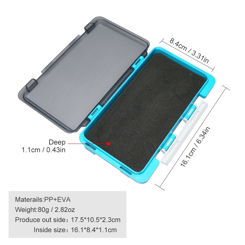 New Plastic Fishing Box Portab - Fishing Hook Jig reseña y precio