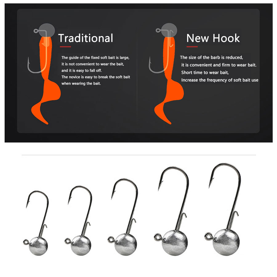 Mrlurion box package 1g 2g 3g  - Fishing Hook Offset reseña y precio