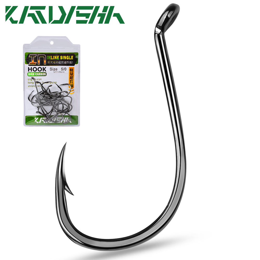 KATYUSHA  100PCS J Hooks 1/0-2 - Fishing Hook Offset reseña y precio