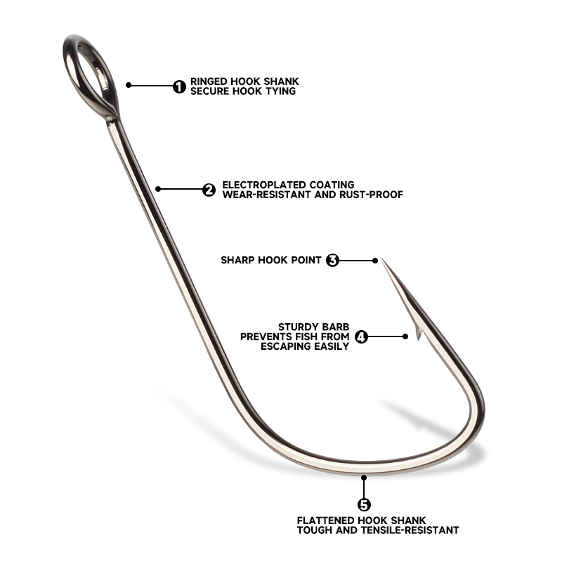 Supercontinent 2#-12# 10pcs Ba - Fishing Hook Offset reseña y precio